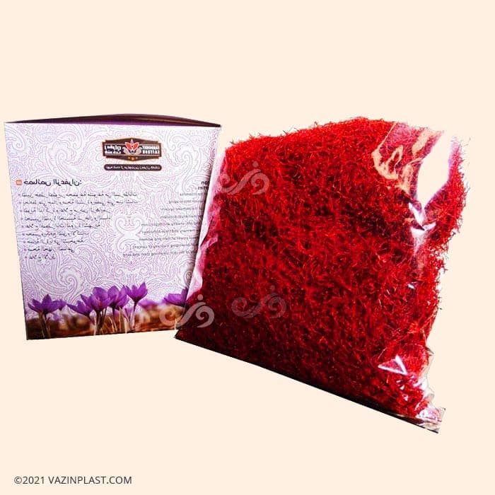 safern-pack پلاستيک بسته بندی زعفران-تولیدی وزین پلاست