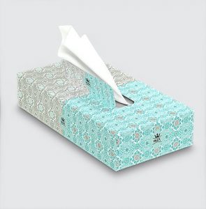 دستمال کاغذی جعبه ای