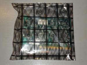 Patterned nylon for packing computer parts