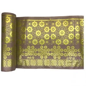 Gold disposable table