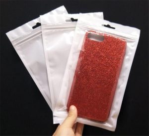 غطاء بسحاب على الجزء الخلفي من هيكل إطار الهاتف المحمول