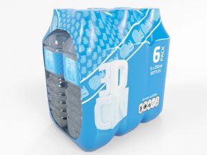 Shiring printed mineral water