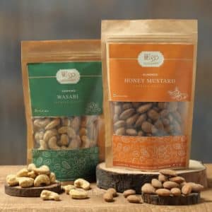 پاکت کرافت زیپدار پنجره دار آجیل