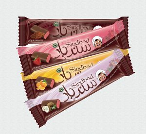 تغليف ألواح الشوكولاتة بالسيلوفان