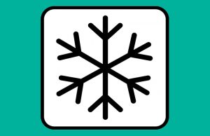 علامت برف روی ظروف پلاستیکی