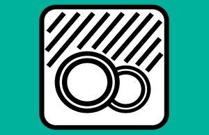 علامت ماشین ظرفشویی روی ظروف پلاستیکی