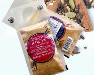 عبوات بلاستيكية شفافة للبهارات