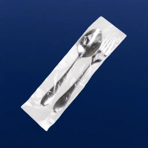 Cellophane spoon and fork سلفون قاشق چنگال