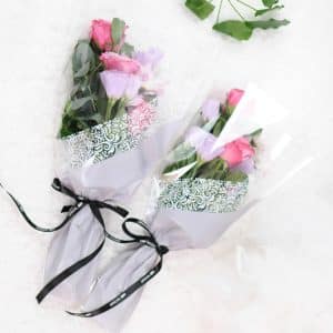 سلفون طرح دار دسته گل