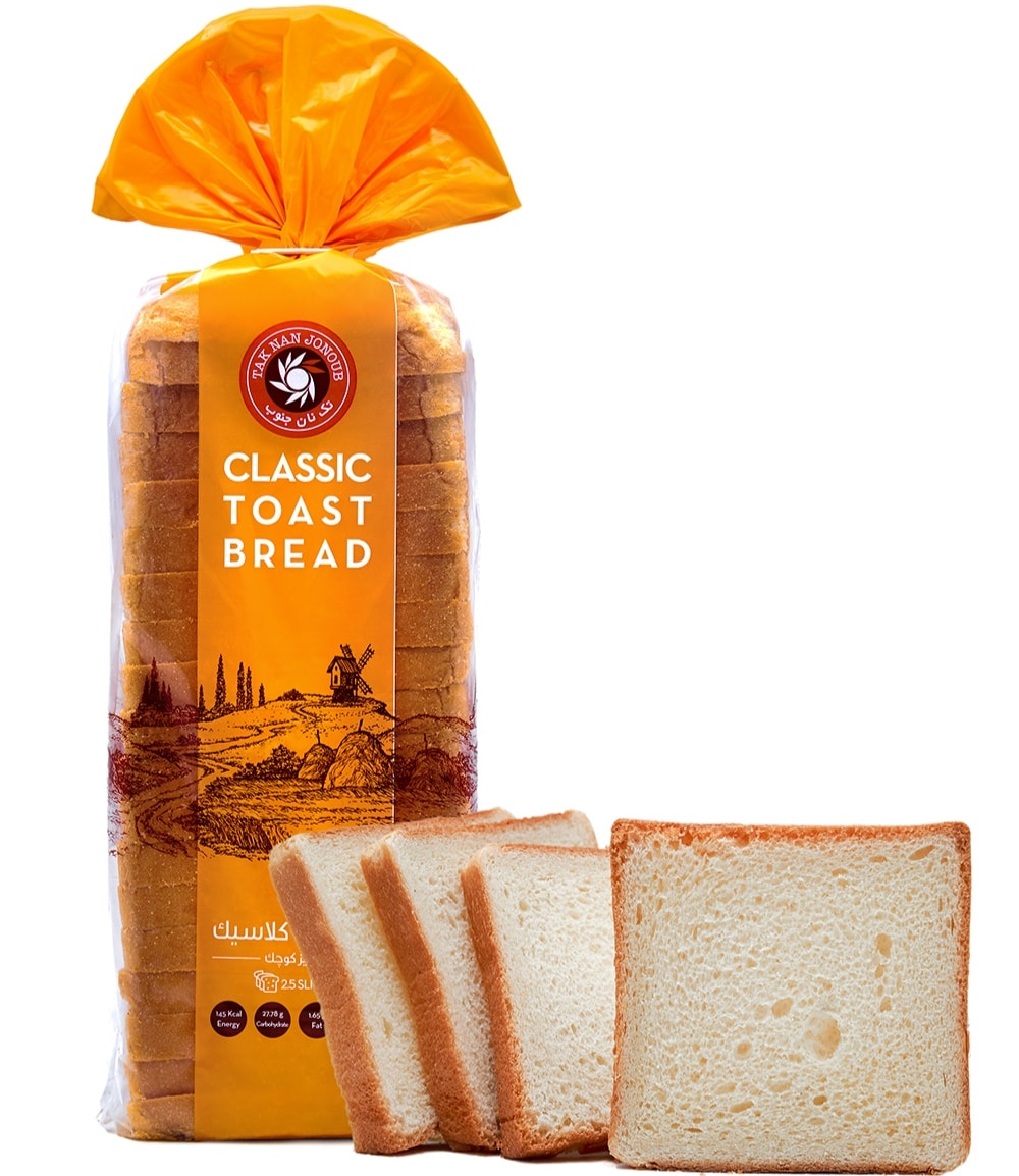 لفاف بسته بندی نان تست