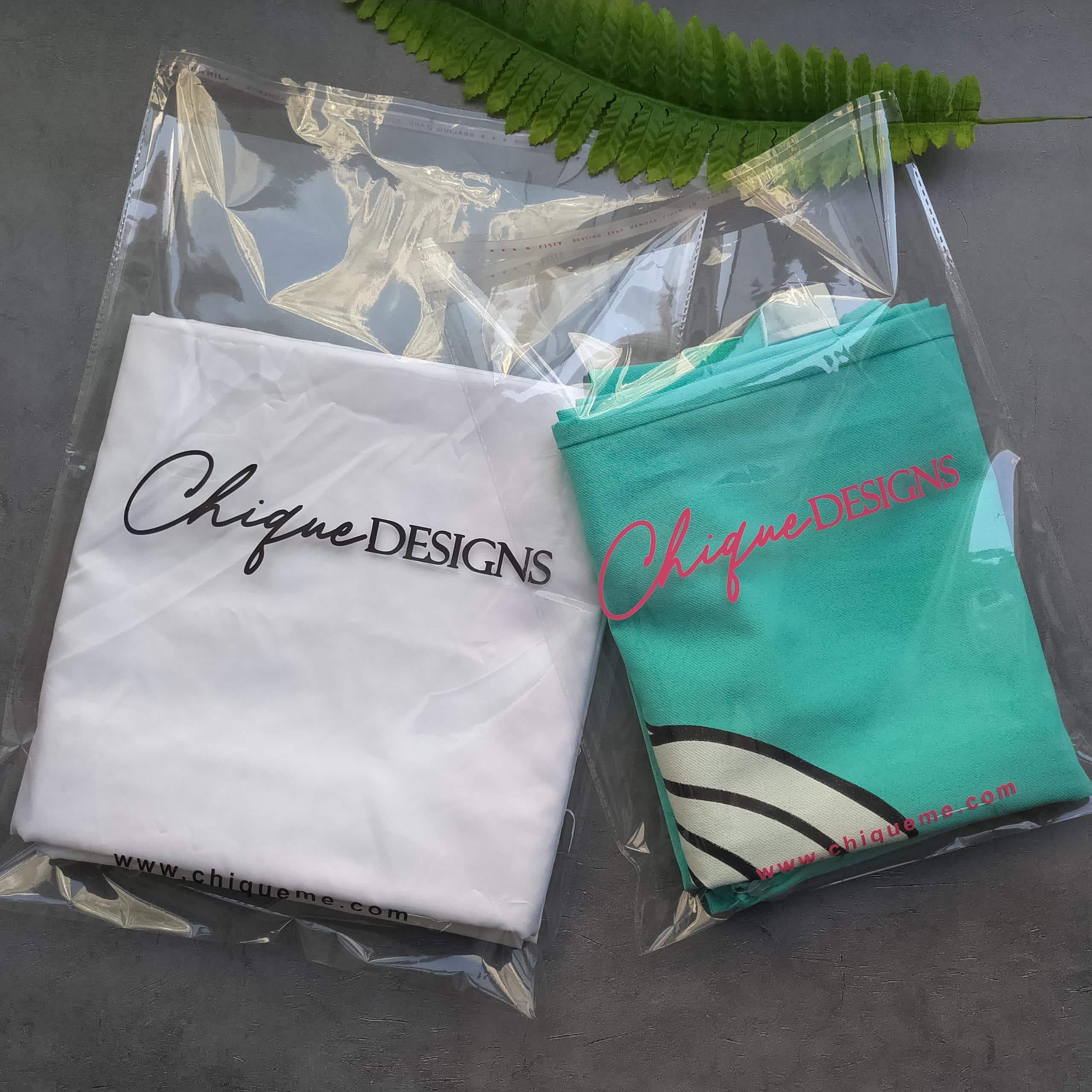 Adhesive plastic clothes