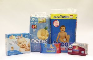 بسته بندی پوشک در لفاف نایلونی