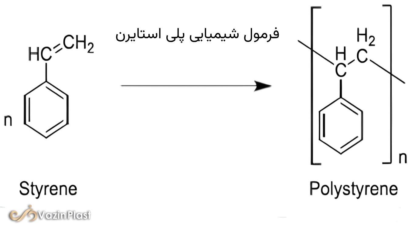 فرمول شیمیای پلی استایرن