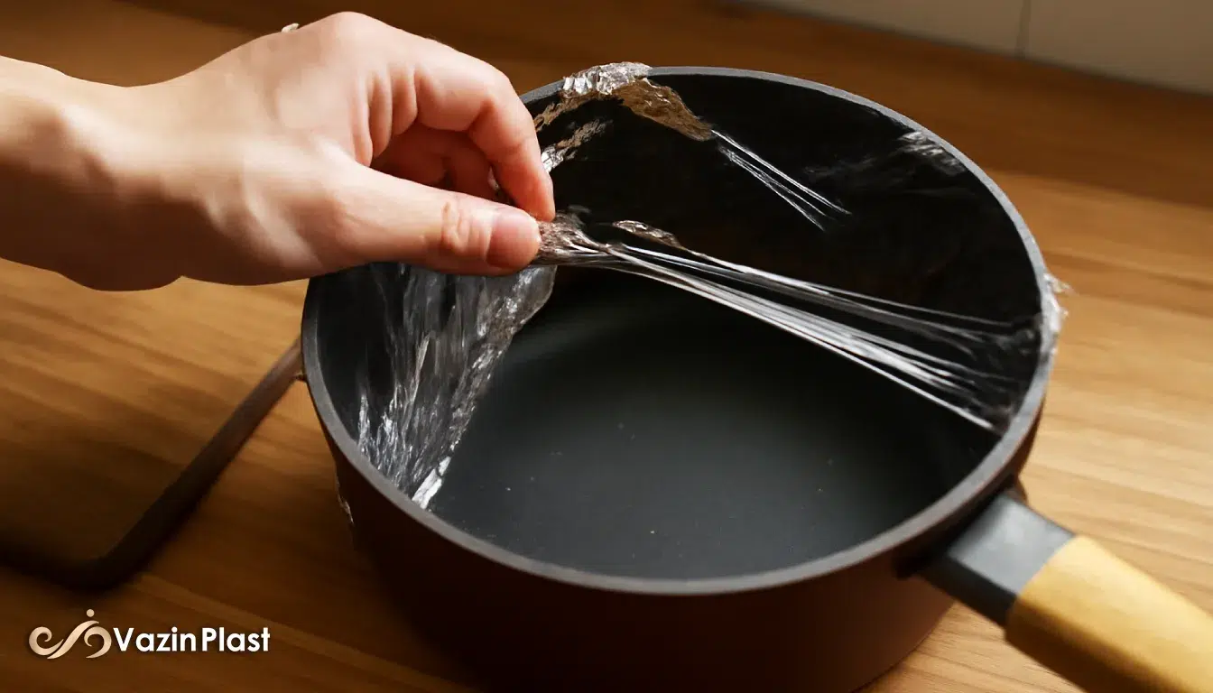 کندن سلفون از روی قابلمه