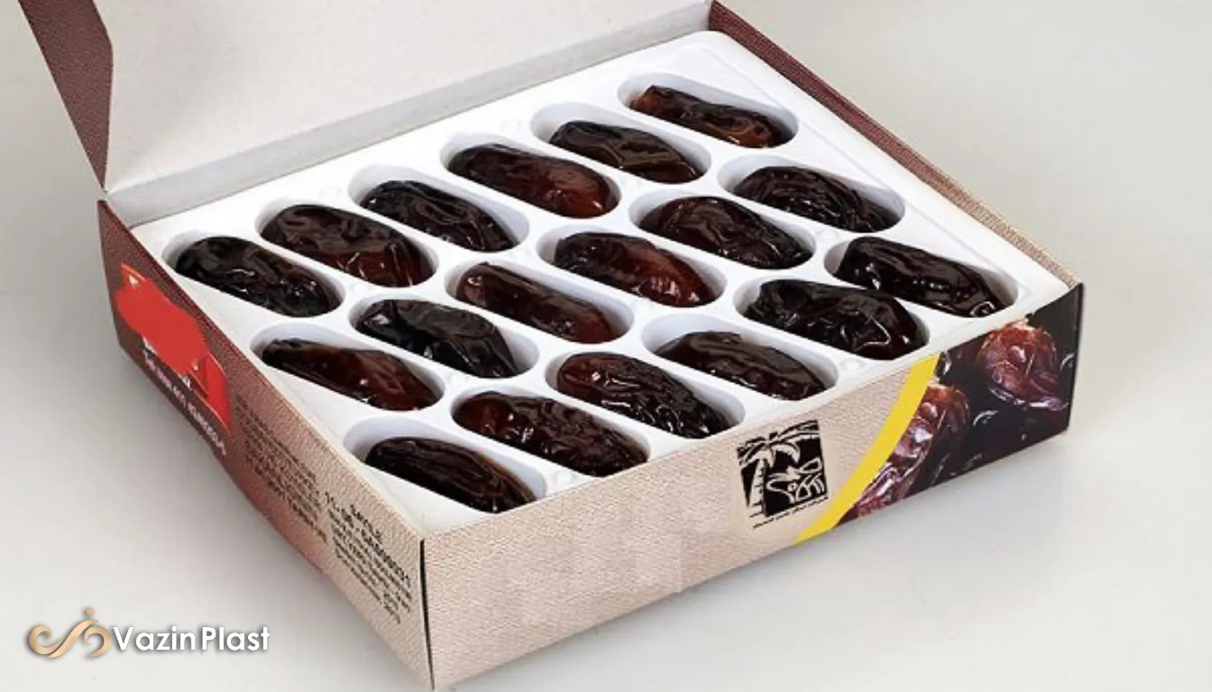 بستهبندی خرما در جعبههای مقوایی