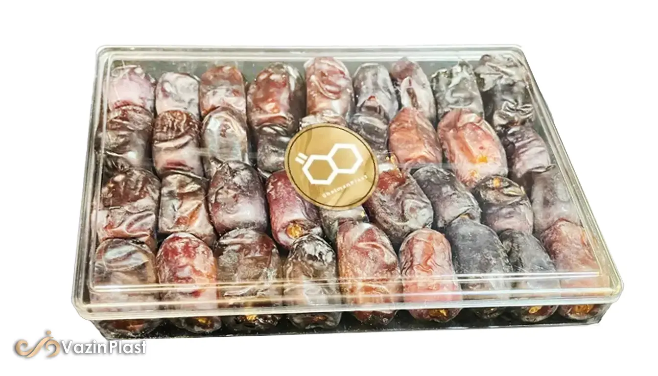 بستهبندی خرما در ظروف پلاستیکی