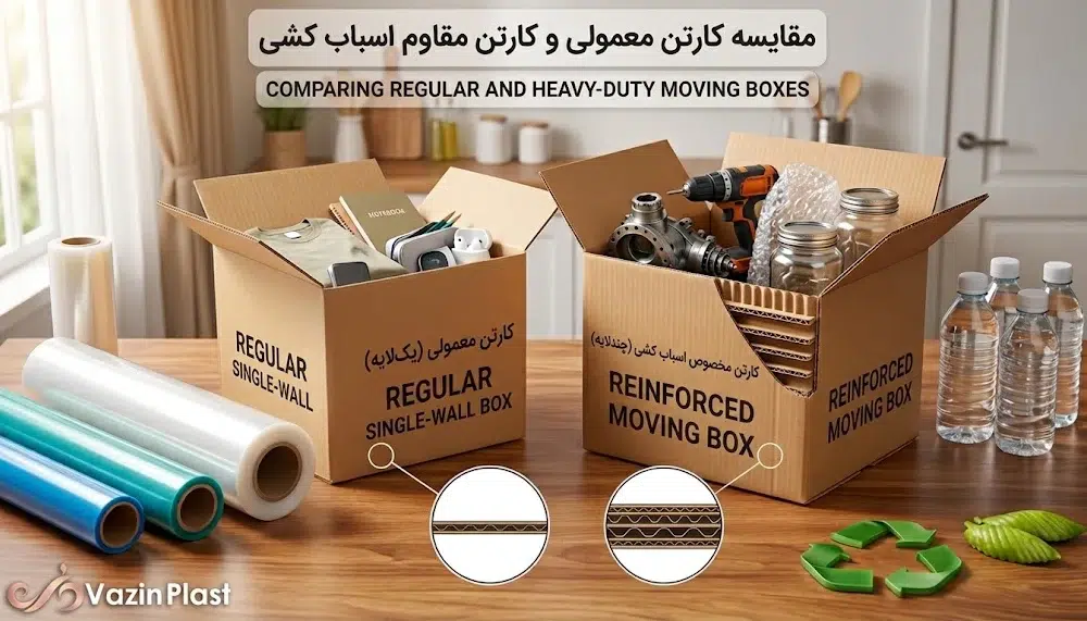 تفاوت کارتن معمولی و کارتن اسباب کشی